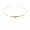Harfi Women's Gold / Blue Gold Vermeil Plated Blue Topaz Gem Bangle In Multi