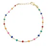 Harfi Women's Gold / Blue / Yellow Gold Plated Carnival Multi Coloured Beaded Bracelet In Multi