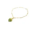 Harfi Women's Gold / Green Raw Peridot August Birthstone Satellite Bracelet In Multi