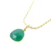 Harfi Women's Gold / Green Statement Gold Vermeil Plated Green Onyx May Birthstone Rope Necklace In Multi