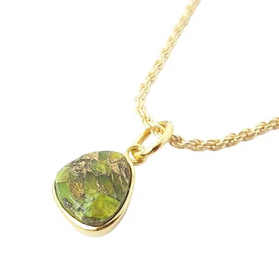 Harfi Women's Gold / Green Statement Gold Vermeil Plated Peridot August Birthstone Crystal Rope Necklace In Multi