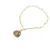 Harfi Women's Gold / Pink Pink Tourmaline October Birthstone Gold Plated Bracelet In Multi