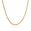 Harfi Women's Gold Plated Everyday Rope Chain Necklace In Gold