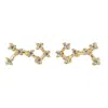 Harfi Women's Gold Scorpio Star Sign Constellation Astrology Tiny Earrings In Gold