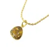 Harfi Women's Gold / Yellow Gold Vermeil Citrine November Birthstone Rope Chain Necklace In Gold