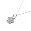 Harfi Women's Mini Dog Cat Paw Print Charm Silver Necklace In Silver