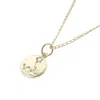 Harfi Women's Pisces Gold Plated Constellation Star Map Pendant Charm Necklace In Gold