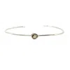 Harfi Women's Purple / Silver / Yellow Alexandrite June Birthstone Sterling Silver Bangle In Multi
