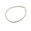 Harfi Women's Rope Chain Shiny Silver Minimalist Elegant Bracelet In Silver