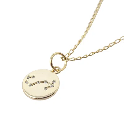 Harfi Women's Scorpio Gold Plated Constellation Star Map Pendant Charm Necklace