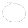 Harfi Women's Silver Dainty Satellite Chain Stacking Bracelet In Silver