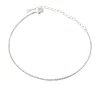 Harfi Women's Silver Everyday Minimalist Box Chain Bracelet In Silver