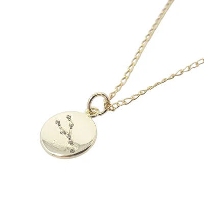 Harfi Women's Taurus Gold Plated Constellation Star Map Pendant Charm Necklace