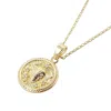 Harfi Women's Taurus Gold Plated Zodiac Astrology Pendant Charm Necklace In Gold
