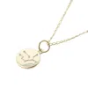 Harfi Women's Virgo Gold Plated Constellation Star Map Pendant Charm Necklace In Gold