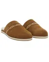 Hari Mari Casita Leather Slipper In Brown