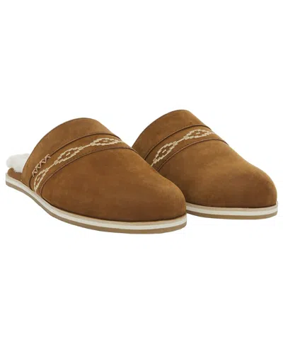 Hari Mari Casita Leather Slipper In Brown
