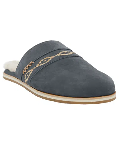 Hari Mari Casita Leather Slipper In Gray