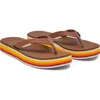 Hari Mari Dunes Sunset Waterproof Flip Flop In Brown