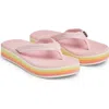 Hari Mari Dunes Sunset Waterproof Flip Flop In Pink