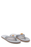 Hari Mari Dunes Waterproof Flip Flop In Light Gray