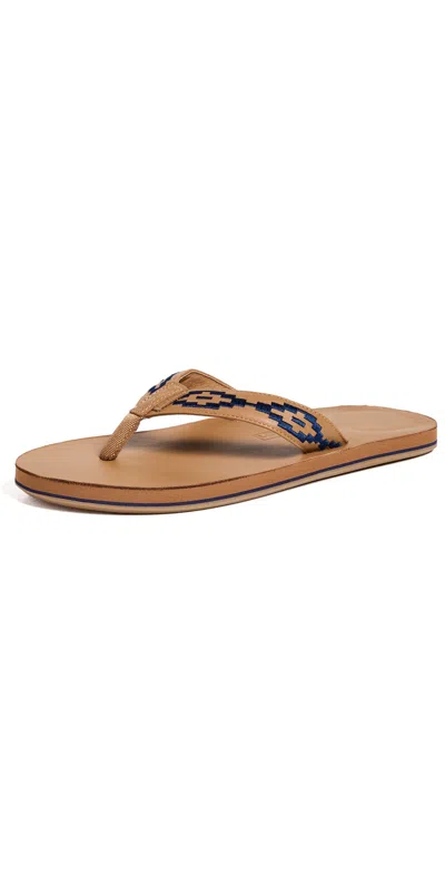 Hari Mari Fields Camino Flip Flops Tan In Brown