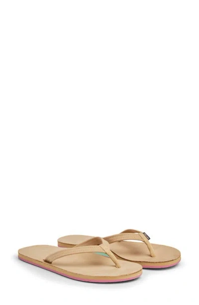 Hari Mari Fields Flip Flop In Neutral
