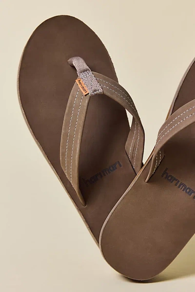 Hari Mari Fields Flip Flop Sandals In Stone, Men's At Urban Outfitters In Brown