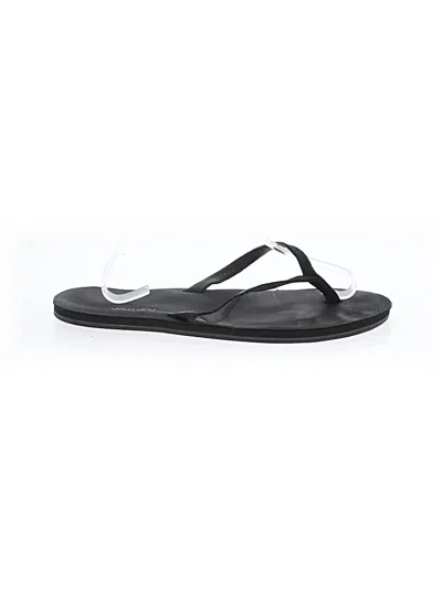 Pre-owned Hari Mari Flip Flops In Black