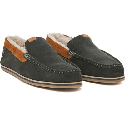 Hari Mari Hacienda Pewter Genuine Shearling Lined Slipper