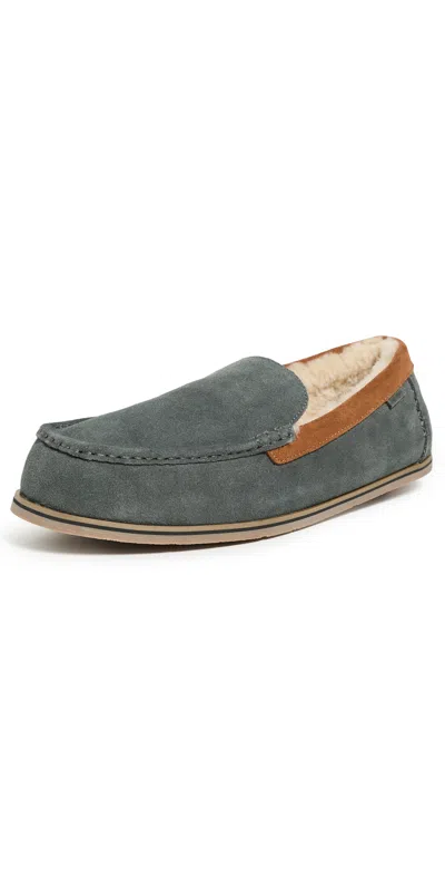 Hari Mari Hacienda Slippers Pewter In Blue