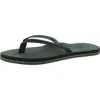 Hari Mari Meadows Womens Nubuck Thong Flip-flops In Black
