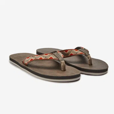 HARI MARI MEN'S FIELDS CAMINO FLIP FLOPS IN ASH