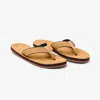 Hari Mari Men's Pier Flip Flops In Tan In Multi