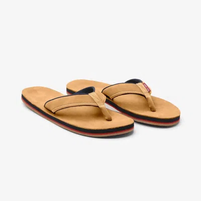 Hari Mari Men's Pier Flip Flops In Tan In Multi