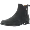 Hari Mari Midland Womens Stretch Suede Chelsea Boots In Black