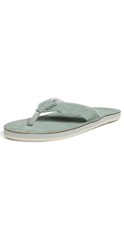 Hari Mari Pier Flip Flops Palm In Green