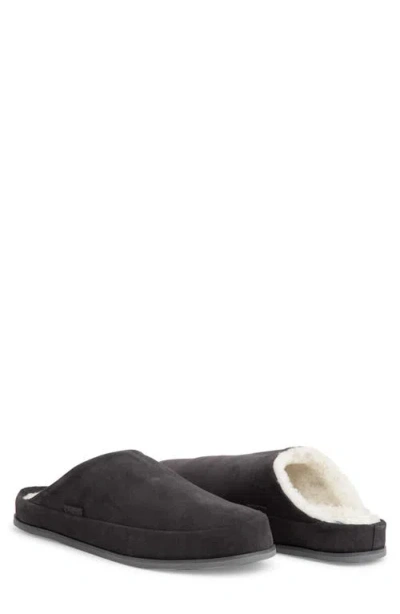 Hari Mari Tio Genuine Shearling Lined Slipper In Black