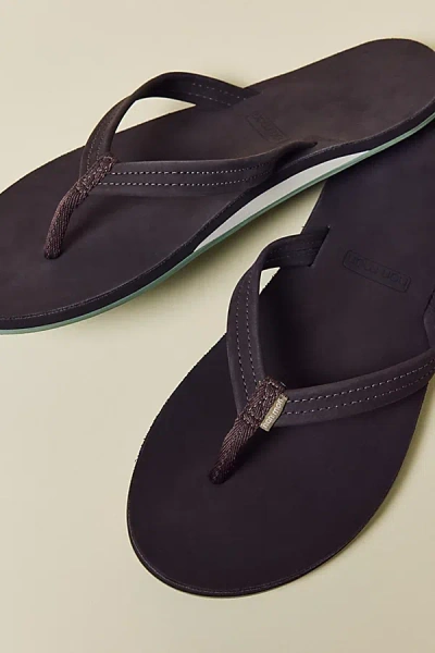 HARI MARI WOMEN'S FIELDS FLIP FLOP SANDALS IN MOCHA/MINT, WOMEN'S AT URBAN OUTFITTERS