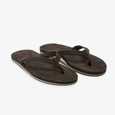 HARI MARI WOMEN'S FIELDS FLIP FLOPS IN MOCHA MINT
