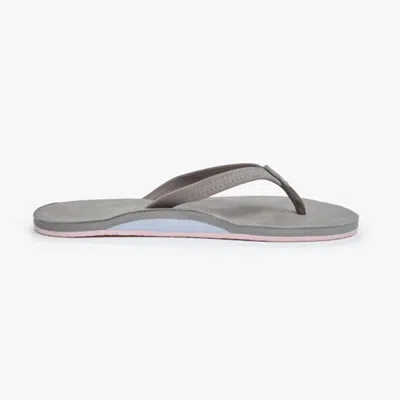 HARI MARI WOMEN'S FIELDS SANDAL IN LIGHT GRAY/BLUSH