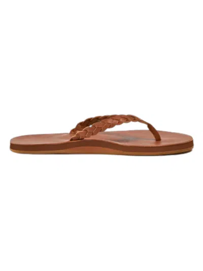 Hari Mari Meadows Braided Flip Flop In Brown