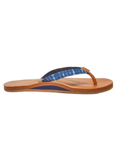 Hari Mari Women's Shibori Sandal In Indigo In Brown