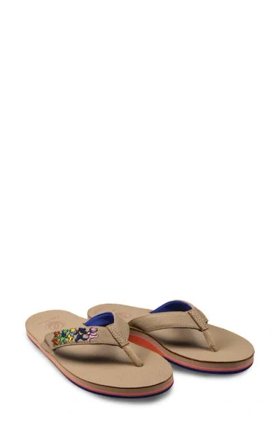 Hari Mari X Grateful Dead Daydreamer Thong Sandal In Neutral
