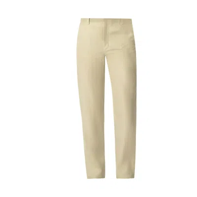 Haris Cotton Green Men's Linen Pants Pistachio