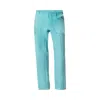 Haris Cotton Men's Cargo Linen Pants Crystal Blue In Blue