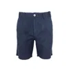 Haris Cotton Men's Linen Bermuda Shorts Blue Marine In Blue