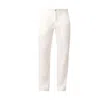 Haris Cotton Men's Linen Pants White In White