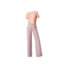 HARIS COTTON ROSE GOLD BASIC COTTON WOMEN'S T-SHIRT ROSE PETAL