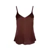 Haris Cotton Women's Brown Ecovero Viscose Tank Top Chocolate In Brown